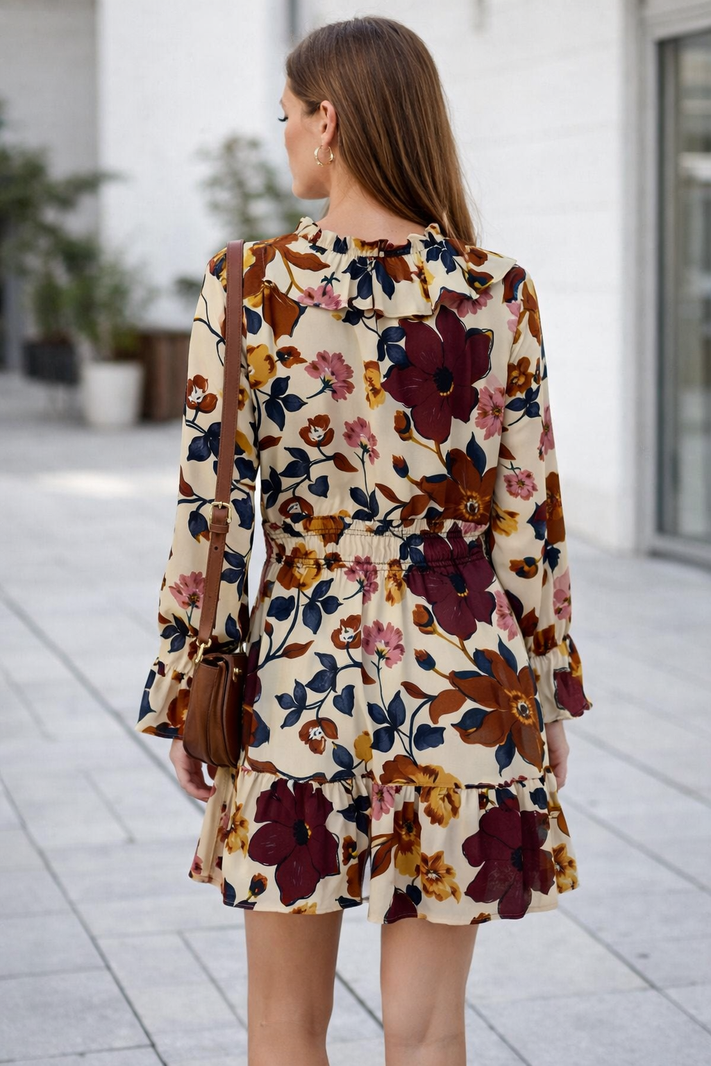 Vestidos Para Mujer Corto Con Olanes Floreado S53106 Unico