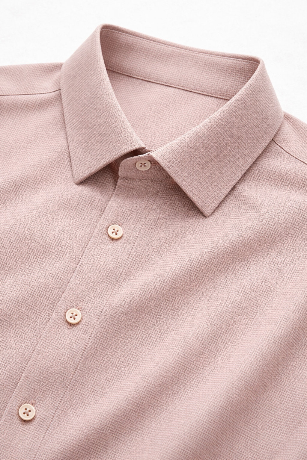 Camisa para Hombre Micropanal Antiarrugas B61403 Rosa