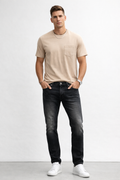 Jeans Para Hombre Mezclilla Slim Fit JSLIM Dark Gris