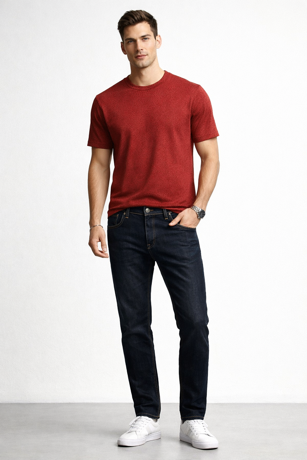 Jeans Para Hombre Mezclilla Slim Fit JSLIM Indigo