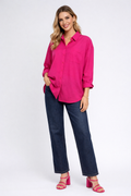 Blusas Para Mujer Lisa Oversize N61102 Fiusha