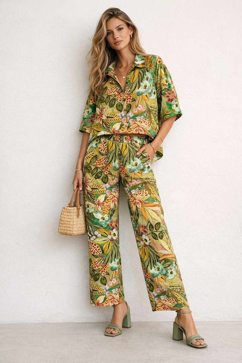 Blusas Para Mujer Camisera Corte A Lino N61128 Unico