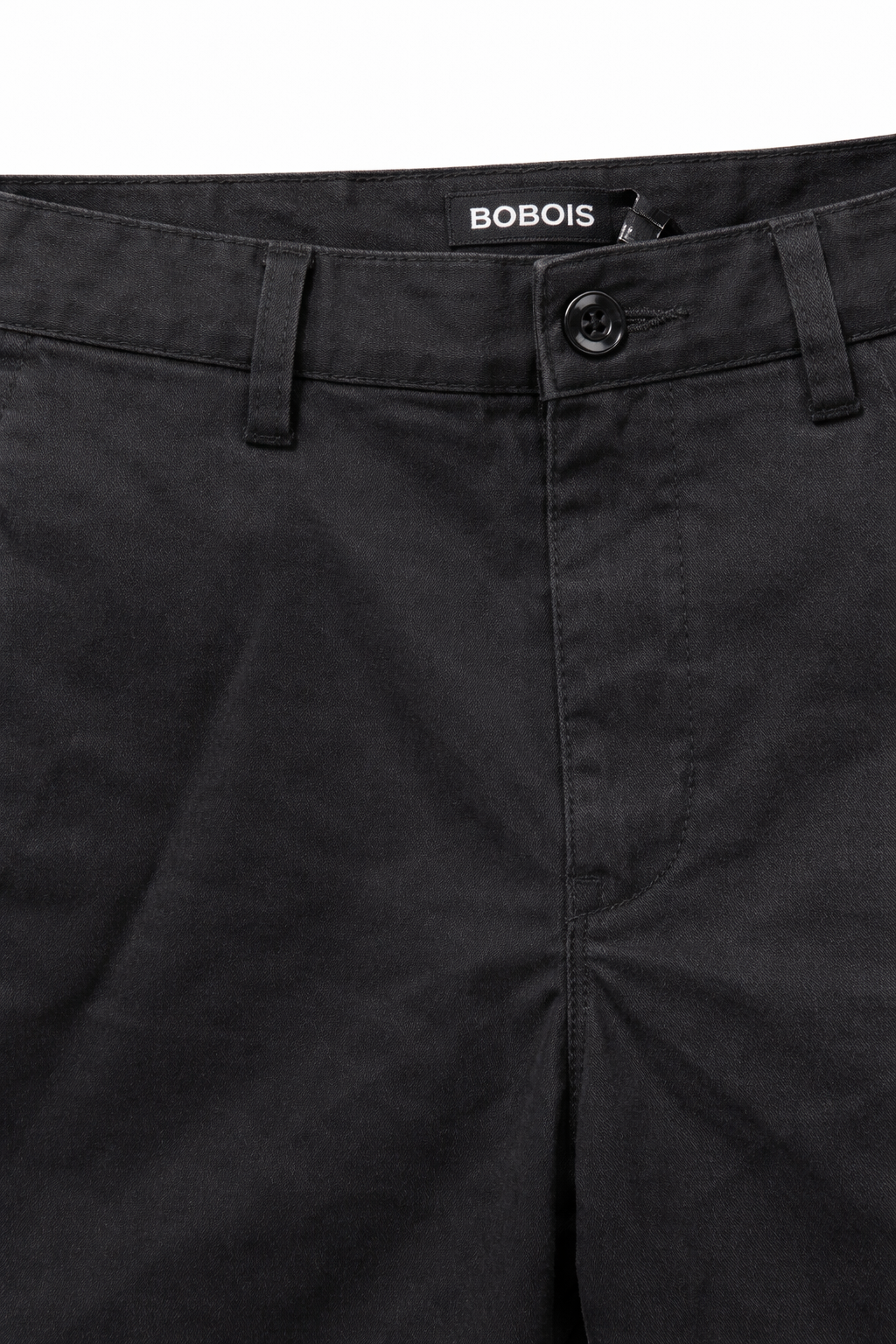 Bermudas Para Hombre De Gabardina Spandex Algodón GBRABSON Negro
