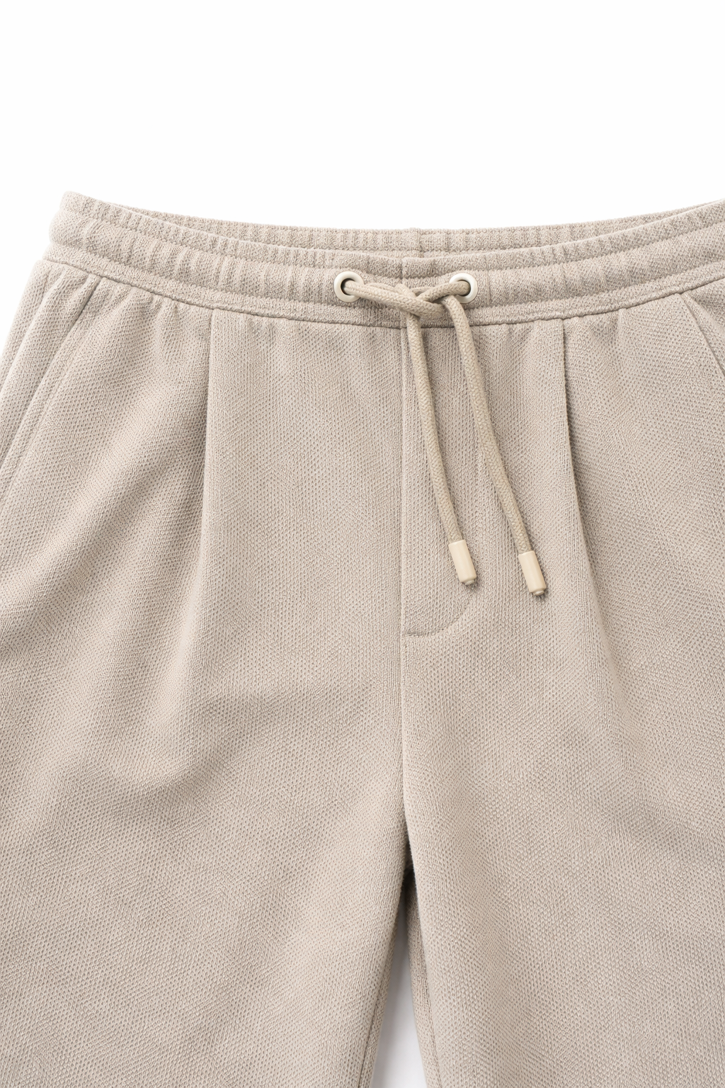 Shorts Para Hombre Bermudas Cortos Tejidos Con Jareta G61451 Beige