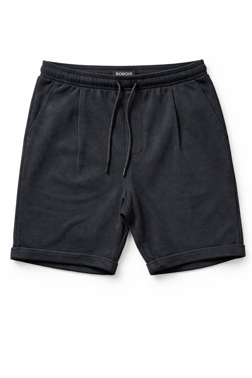 Shorts Para Hombre Bermudas Cortos Tejidos Con Jareta G61451 Negro