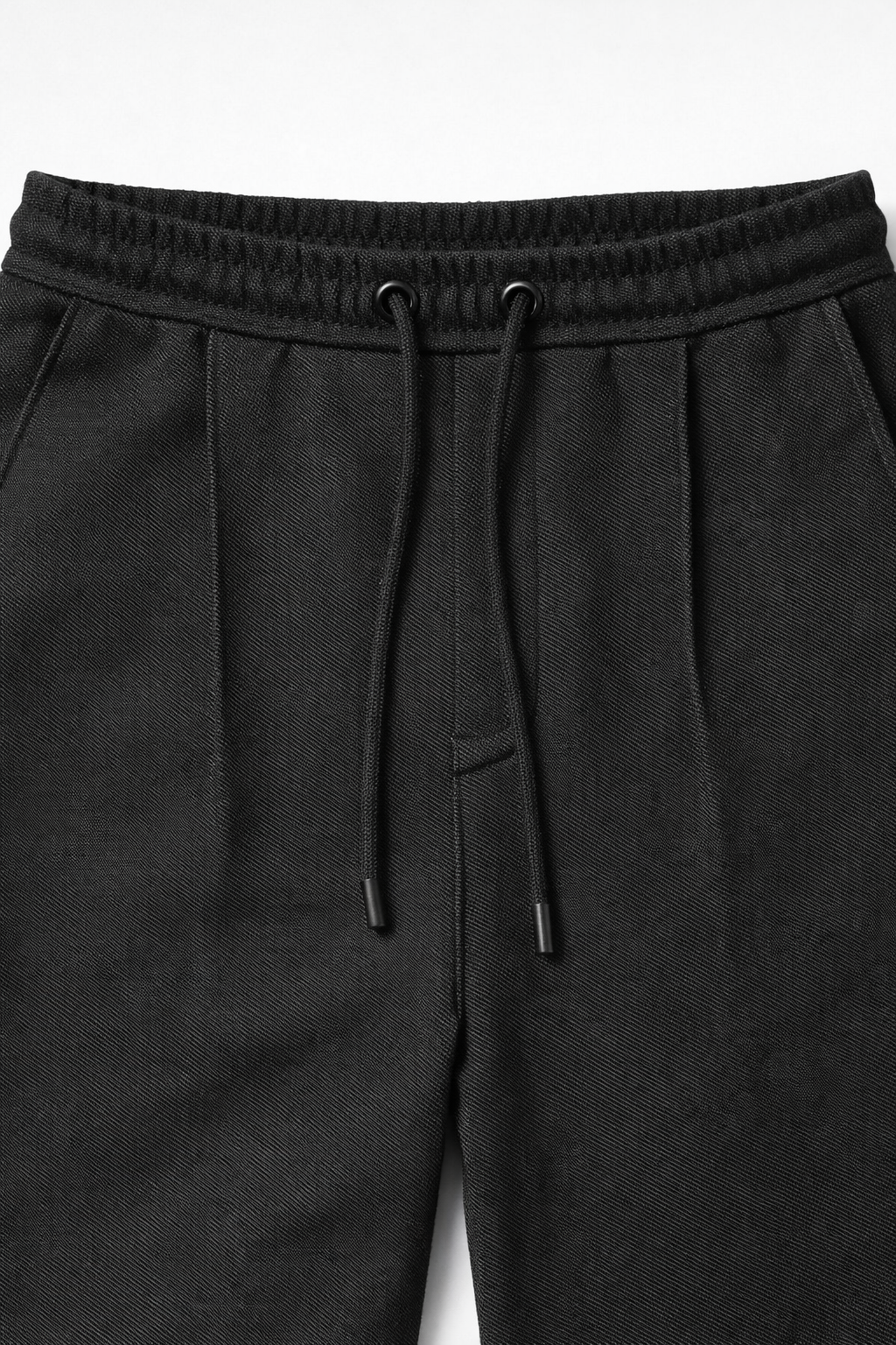 Shorts Para Hombre Bermudas Cortos Tejidos Con Jareta G61451 Negro