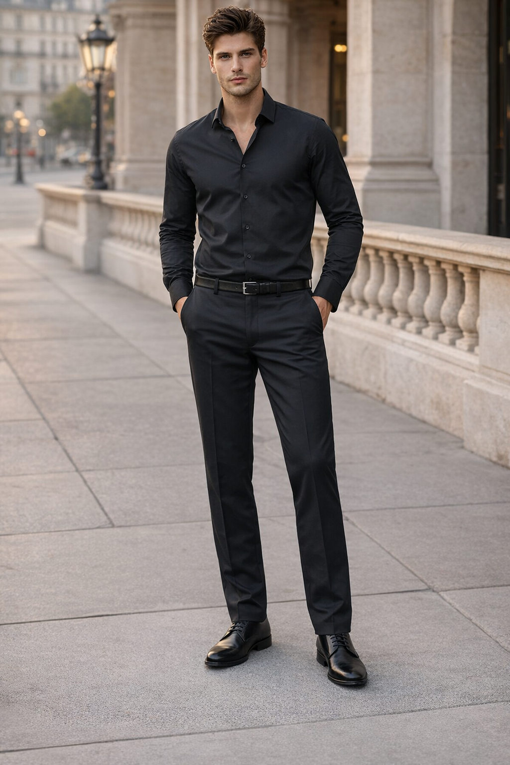 Pantalones Para Hombre Soft Mecanic G55401 Negro