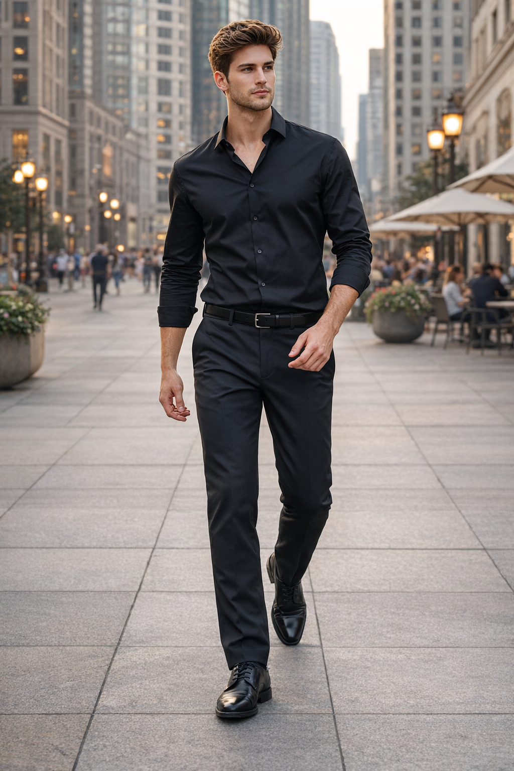 Pantalones Para Hombre Soft Mecanic G55401 Negro