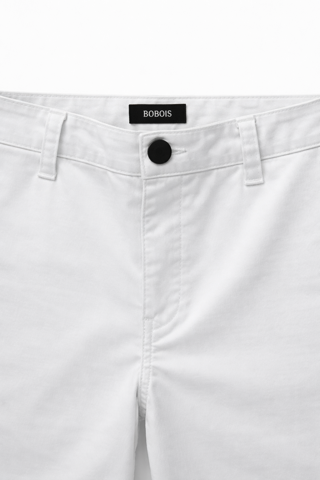 Bermudas Para Hombre De Gabardina Spandex Algodón GBRABSON Blanco