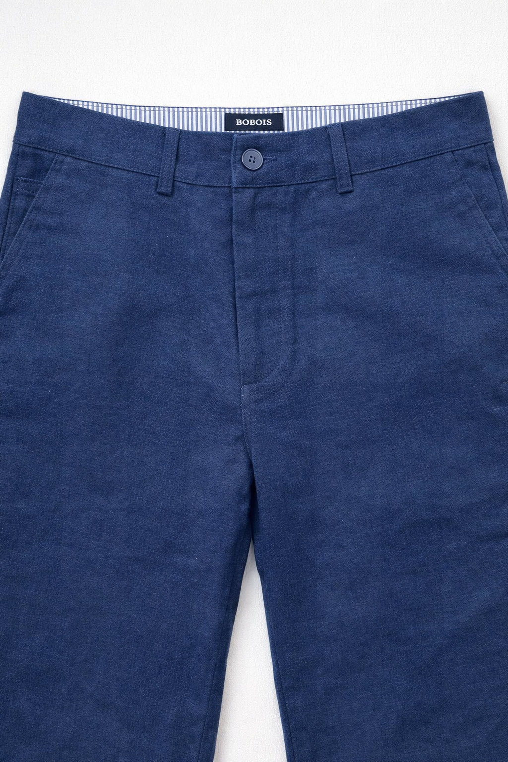 Pantalones Para Hombre Lino Ligero Para Verano G61403 Marino