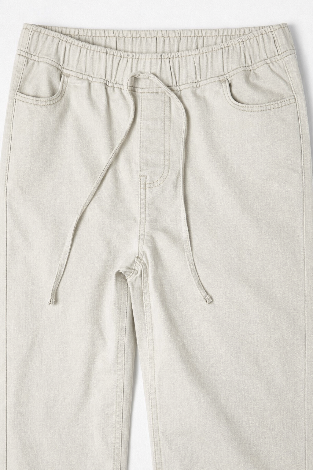 Jeans Para Mujer Gabardina Cullotte Con Resorte V61106 Arena