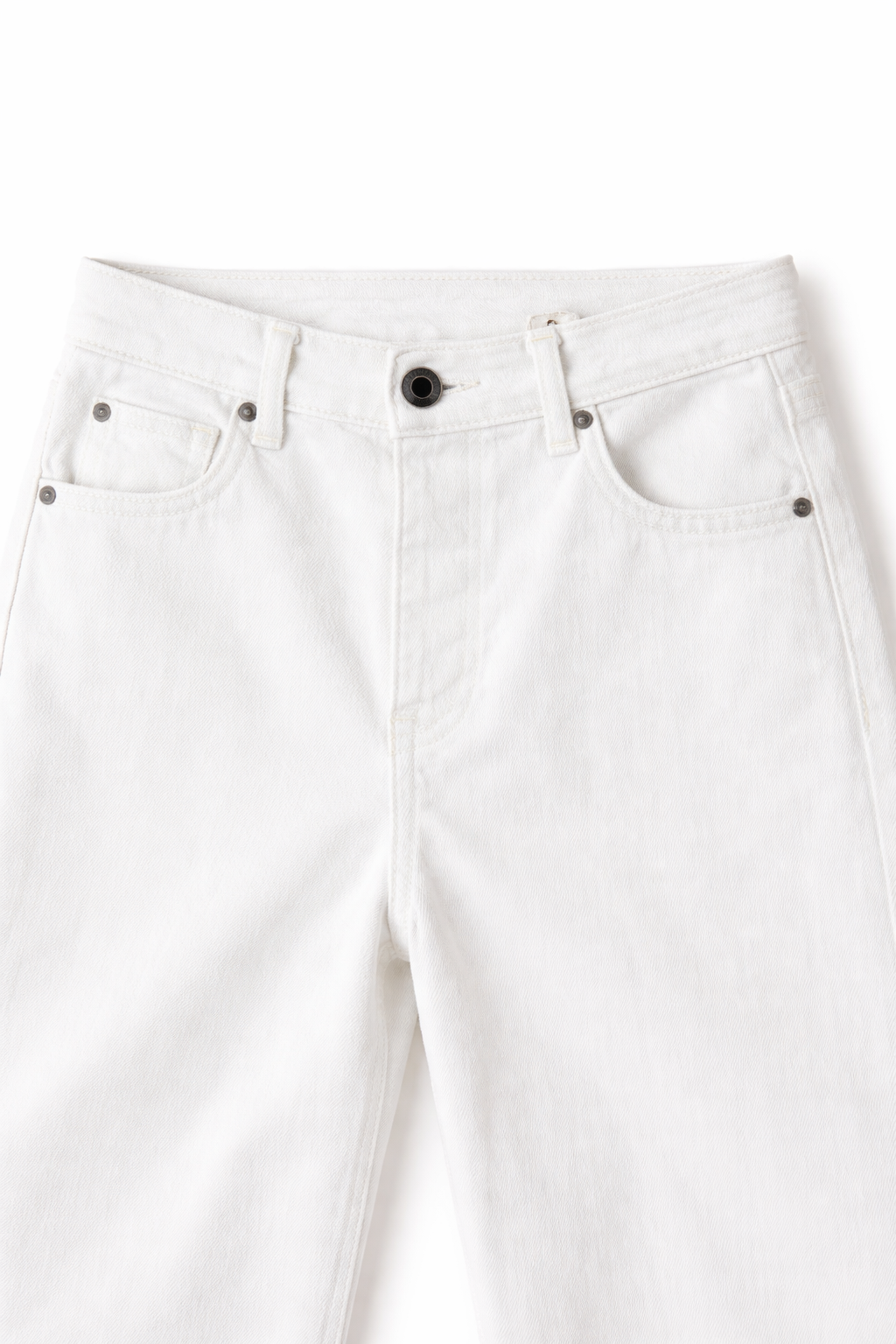 Jeans Para Mujer Wide Leg Recto V61105 Blanco