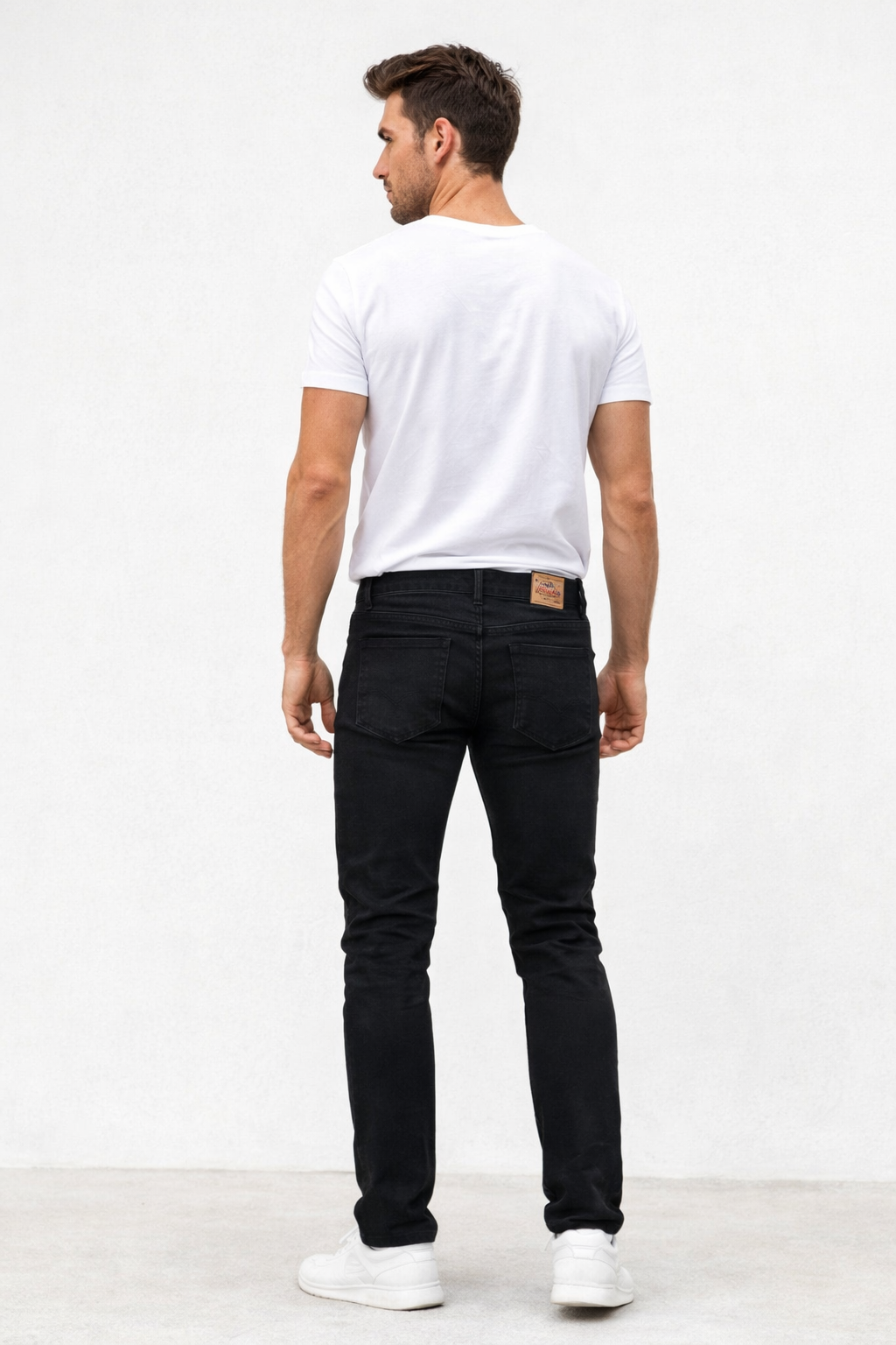 Jeans Para Hombre Mezclilla Slim Fit JSLIM Negro