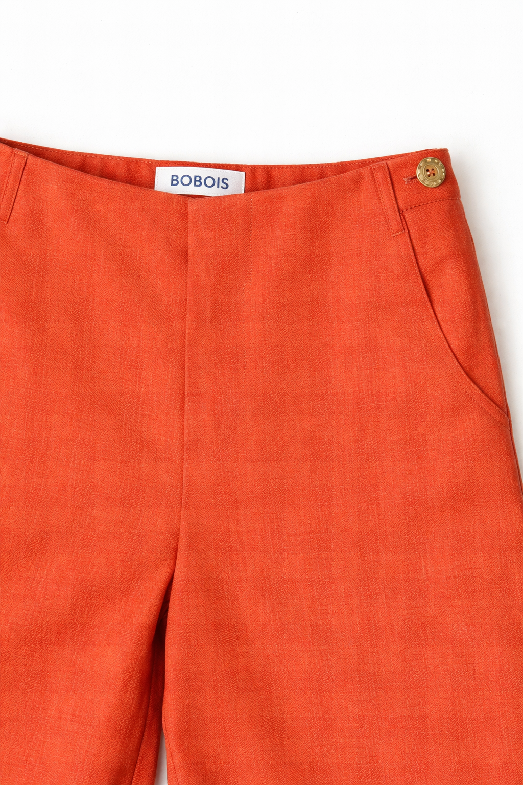 Pantalones Para Mujer Liso Amplio Tipo Lino W61117 Chedron