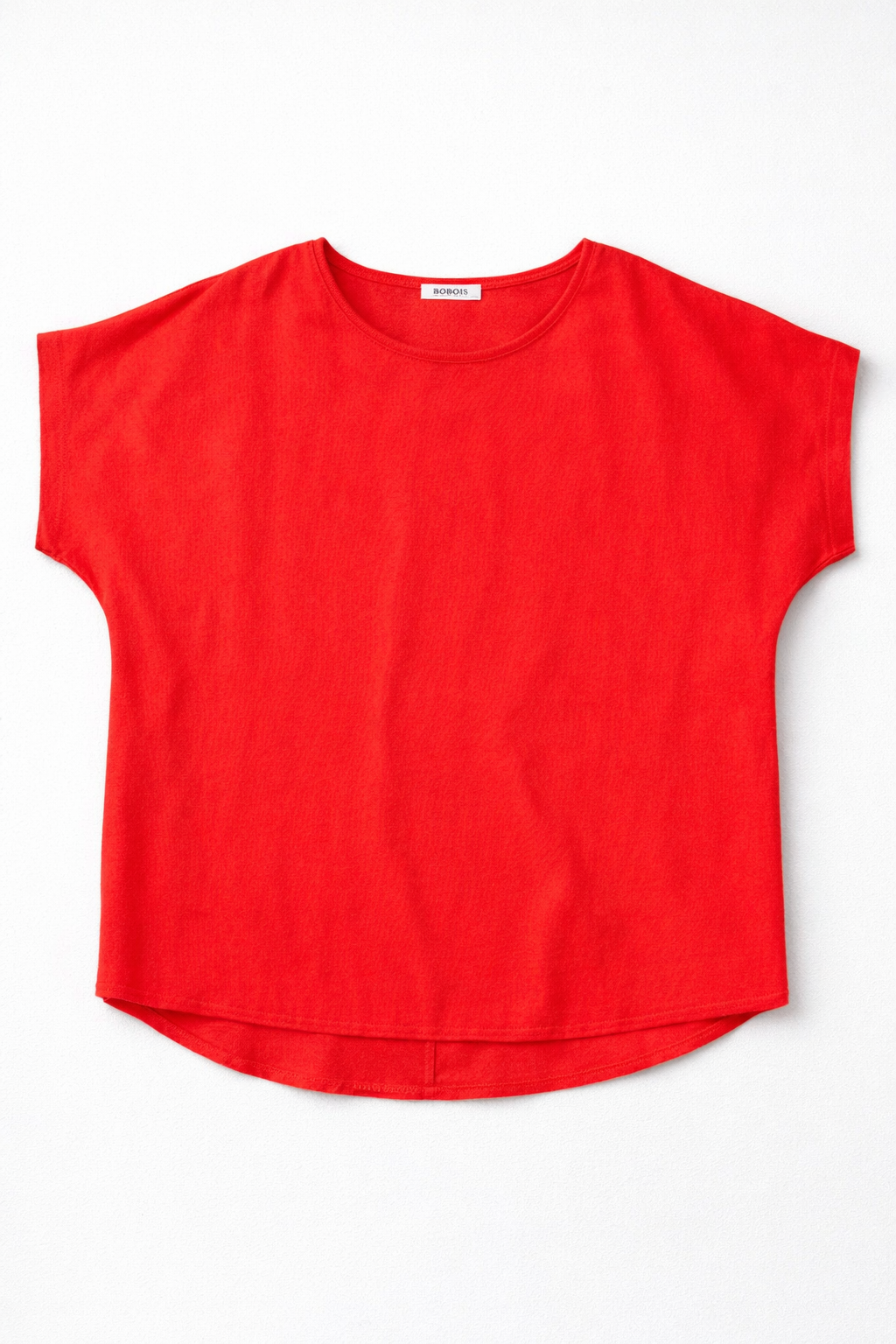 Blusas Para Mujer Lisa Comoda Cuello Redondo N61146 Rojo