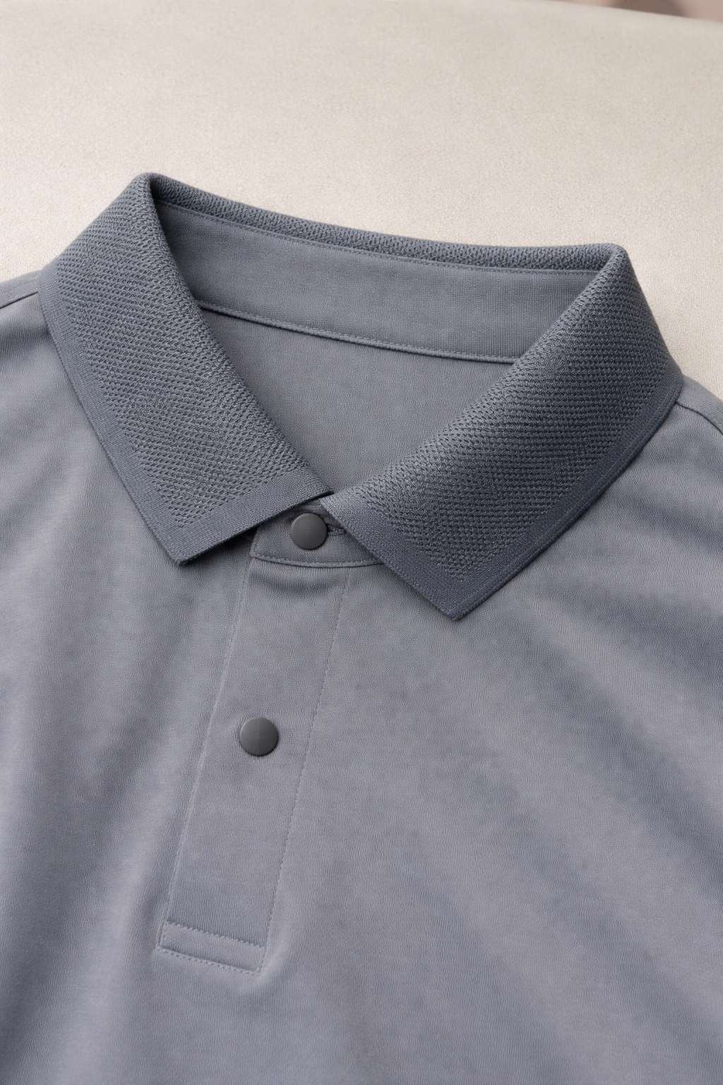 Playera Polo para Hombre Casual Super Stretch Antiarrugas A61410 Gris