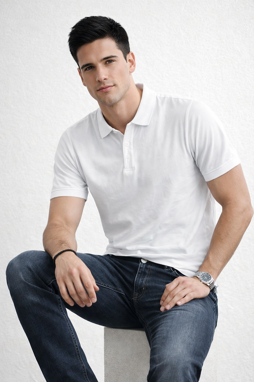 Jeans Para Hombre Mezclilla Dark Stone Slim J61105 Azul