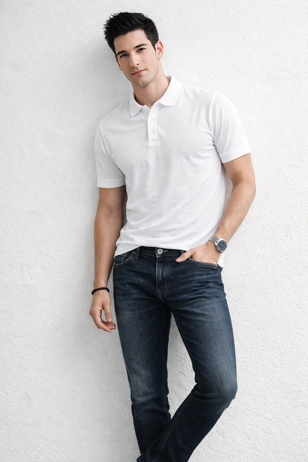 Jeans Para Hombre Mezclilla Dark Stone Slim J61105 Azul