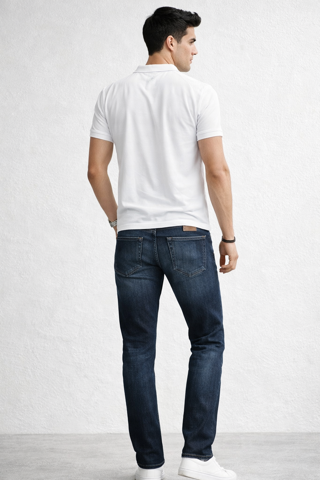 Jeans Para Hombre Mezclilla Dark Stone Slim J61105 Azul