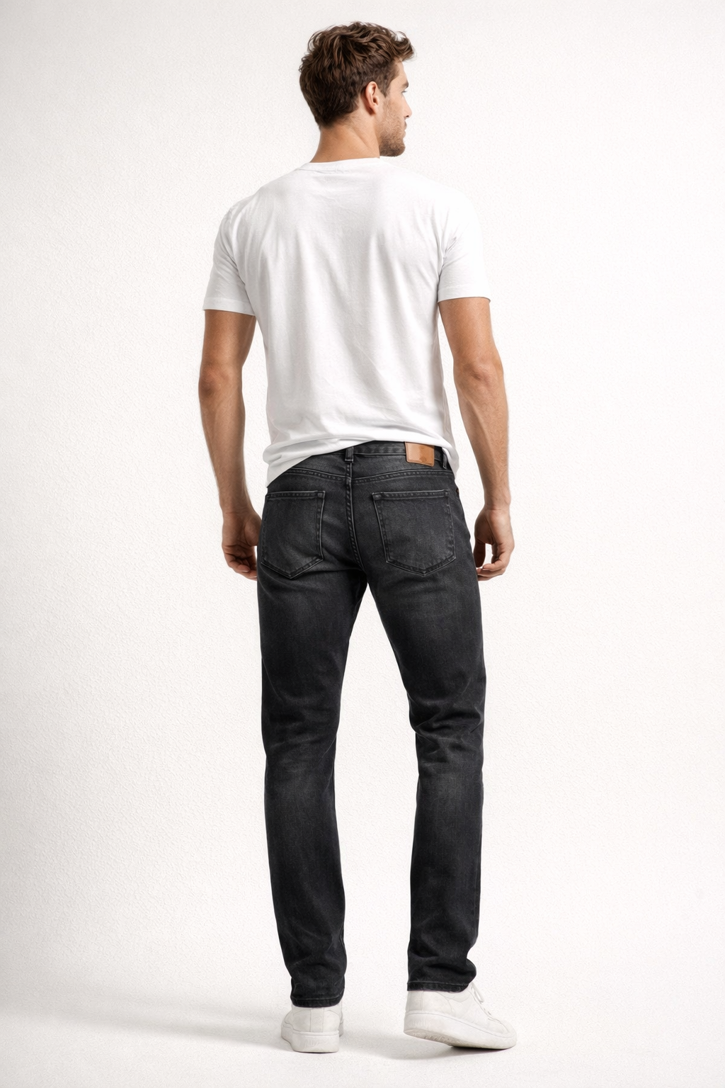 Jeans Para Hombre Mezclilla Slim Fit JSLIM Dark Gris