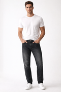 Jeans Para Hombre Mezclilla Slim Fit JSLIM Dark Gris