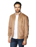 Chamarras Para Hombre Tipo Gamuza D45305 Camel