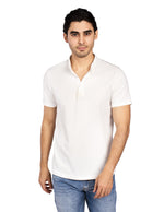 Playeras Para Hombre Textura Con Aletilla A51308 Hueso