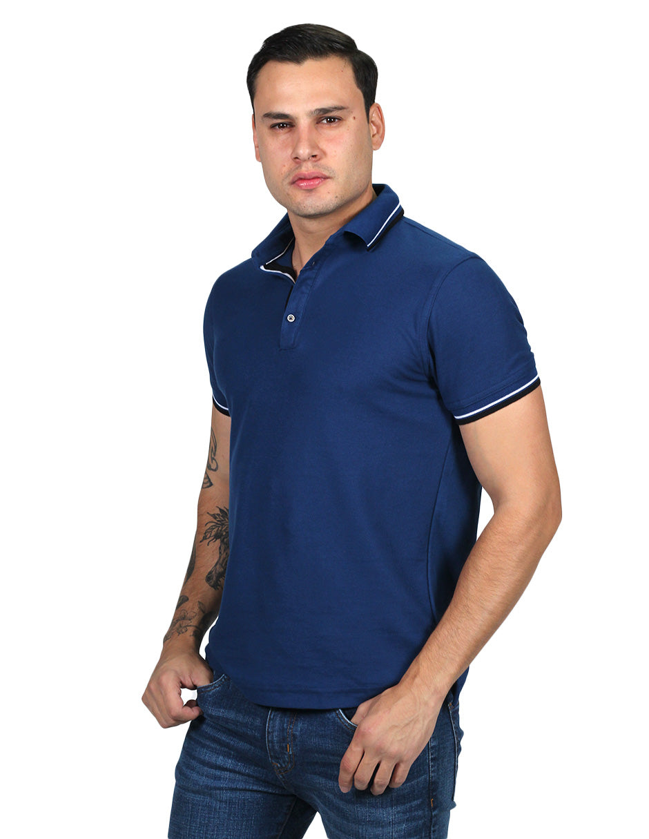 Playeras Tipo Polo Hombre Bobois Casuales Moda Manga Corta Slim Fit A3 –  BOBOIS