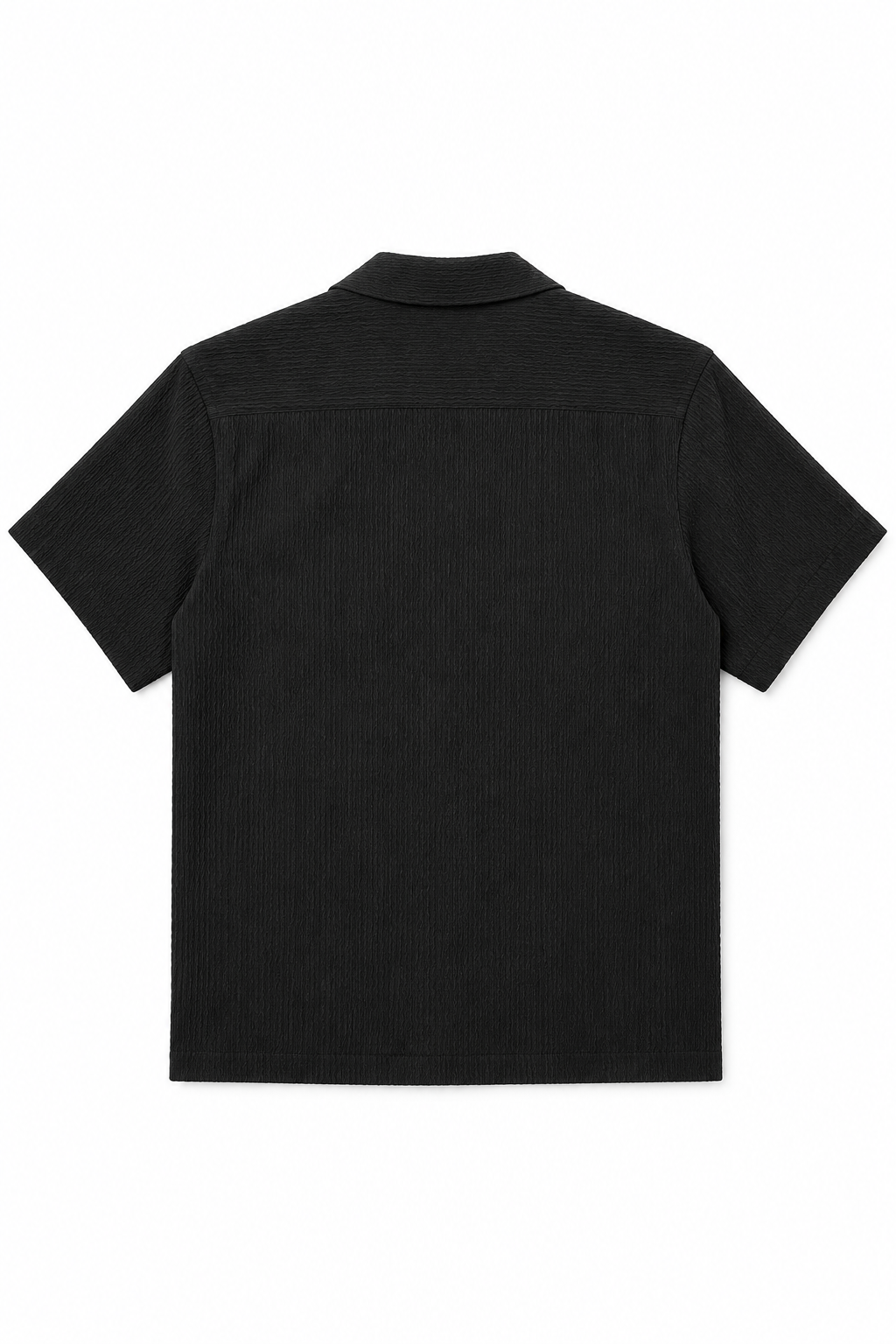 Camisa para Hombre Manga Corta Super Stretch Antiarrugas B61452 Negro