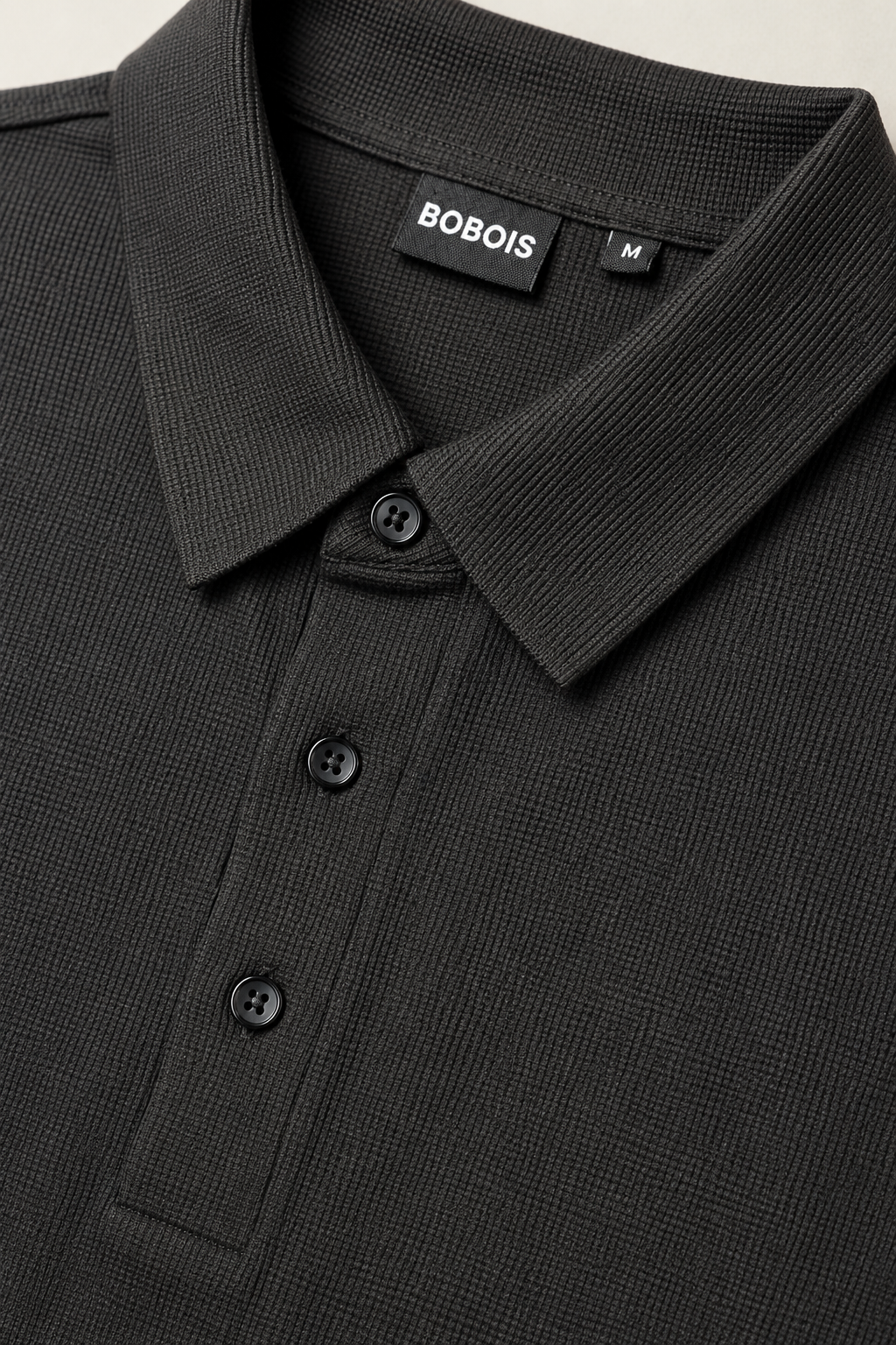 Playera Polo para Hombre Piqué Super Stretch Transpirable A61411 Negro