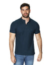 Playeras Polo Para Hombre Cuello Mao Bordado APCMAB Teal