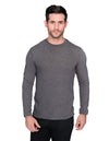 Playeras Para Hombre Bobois Moda Casuales Suave Tejida De Manga Larga Lisa Basica Cuello Redondo A35313 Oxford