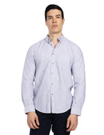 Camisas Para Hombre Regular Fit Oxford B51113 Marino