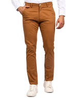 Pantalones Para Hombre Soft Stretch Slim GPAXAR Tabaco