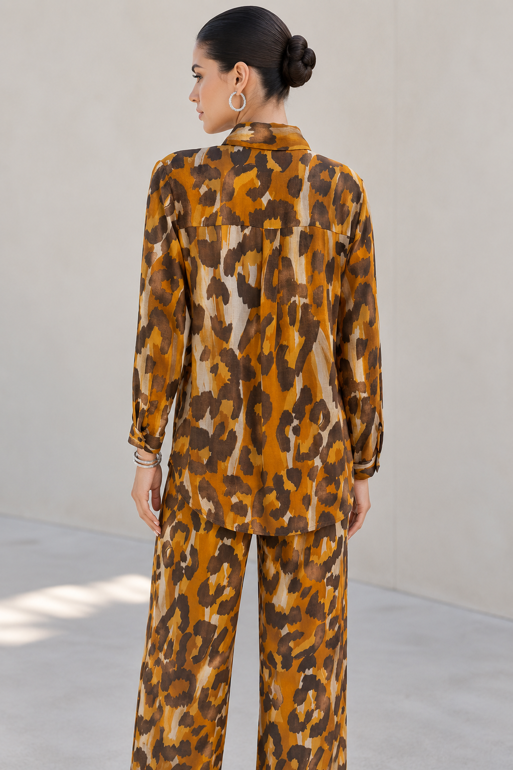 Blusas Para Mujer Manga Larga Con Estampado Animal Print N63118 Unico