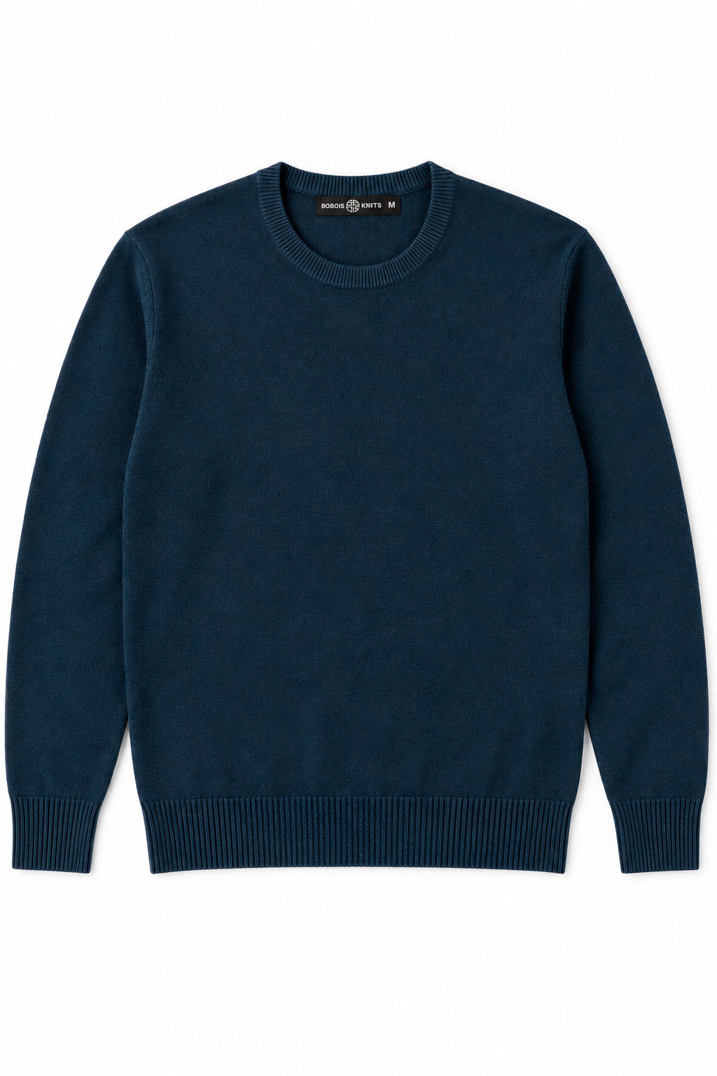 Suéteres Para Hombre Básico de Punto Fino E65301 Marino