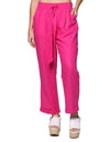 Pantalones Para Mujer Bobois Moda Casuales Tipo Lino W31114 Fiusha