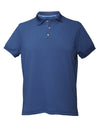 Playeras Polo Para Hombre Con Textura A45406 Azul