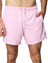 Trajes De Baño Para Hombre Bobois Moda Casuales Bañador Liso Con Logo G41450 Rosa