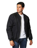 Chamarras Para Hombre Bomber Jacket D35101 Negro