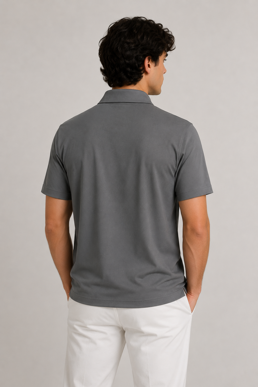 Playeras Polo Para Hombre Premium Sport A55401 Gris
