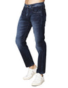 Jeans Para Hombre Bobois Moda Casuales Pantalones De Mezclilla Slim Fit J41109 Azul