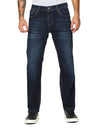 Jeans Para Hombre Mezclilla Degradados Relaxed Fit J41145 Azul