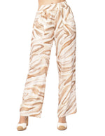 Pantalones Para Mujer Wide Leg Comodos W51120 Hueso