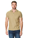 Playeras Polo Para Hombre Lisa Basica A45404 Kaki