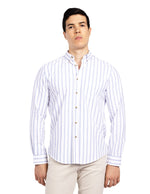 Camisas Para Hombre Regular Fit Oxford B51114 Blanco