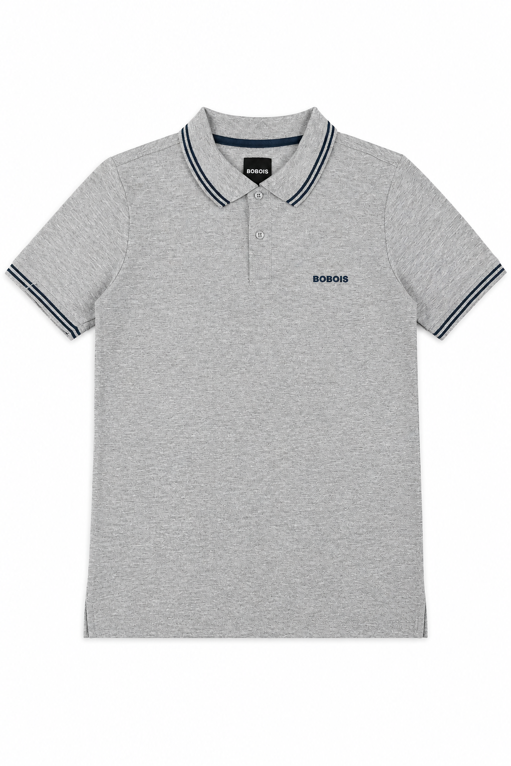 Playeras Polo Para Hombre Básica con Rayas APOLRS Jaspe