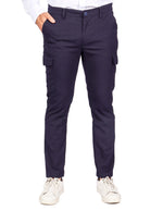 Pantalones Para Hombre Cargo Stretch G45302 Marino