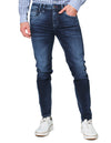 Jeans Para Hombre Bobois Casuales Corte Slim Pantalon De Mezclilla J31104 Unico