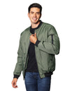 Chamarras Para Hombre Bomber Jacket D35101 Militar